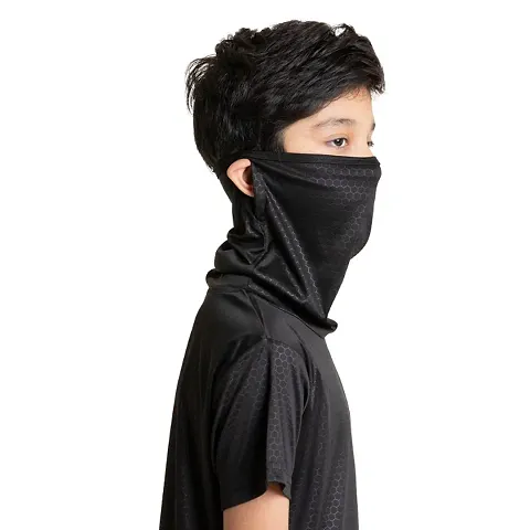 Schoolay Boy's Tshirt With Attached Mask