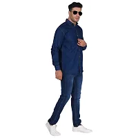 Indische Stylish Denim Shirts, Denim Casual Shirts, all season Denim Shirts-thumb2