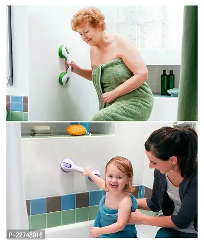 Bathroom Helping Handle Strong Suction Cup Easy Grip Safety Shower Support Handle