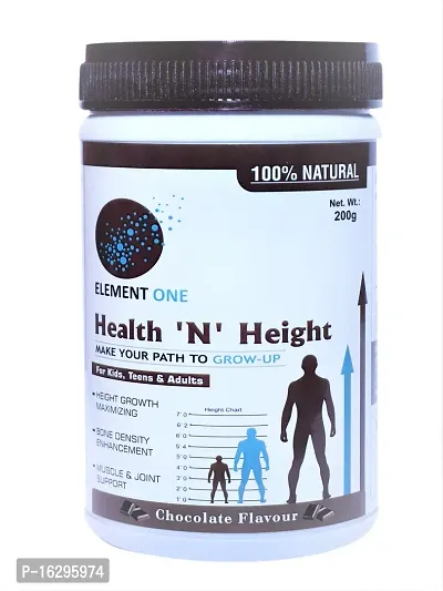 Child Nutrition Health N Height Protein Supplement Drink Powder Helps for Growing Kids Pre  Probiotics For Growth Immunity Brain and Eye Health (Chocolate Flavour)
