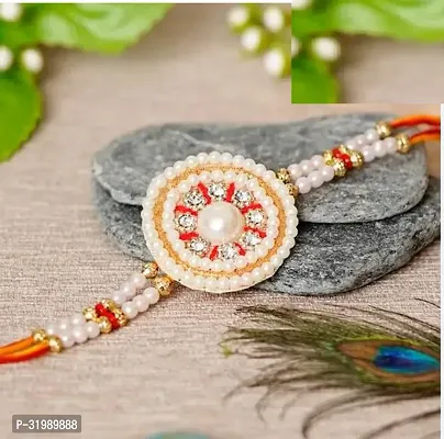 Stylish Multicoloured Embellished Rakhi For Brother-thumb0