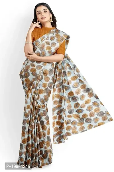 Classic Georgette Printed Saree with Blouse piece-thumb0