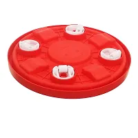 tvAt Gas Cylinder Trolley with Wheels|Gas Trolly|Lpg Cylinder Stand (Red)-thumb1