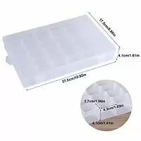 Classy Plastic Case Storage Organizer Box with 36 Grids, Pack of 4-thumb3