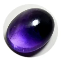 Cabochon Natural Amethyst Gemstone 3.25 Ratti 2.95 Carat Katela Oval Shape Rashi Ratan-thumb2