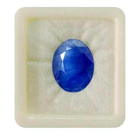 Shimmering Blue Sapphire Oval Neelam Gemstone