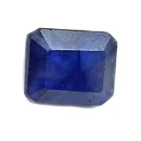 Shimmering Blue Sapphire Gemstone 8.25 Ratti 7.5 Carat Neelam Rectangle Shape Ratan-thumb3