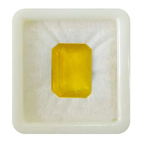 Stylish Real Certified Yellow Sapphire Stones