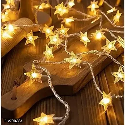 Super Christmas Star String Lights 10 Feet10 LED Star Fairy Lights Waterproof Indoor Outdoor Decorative Lights for Home Christmas Diwali Decorations Party Warm White