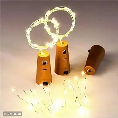 20 LED Wine Bottle Cork Copper Wire String Lights 2M Battery Powered Pack of 3-thumb0