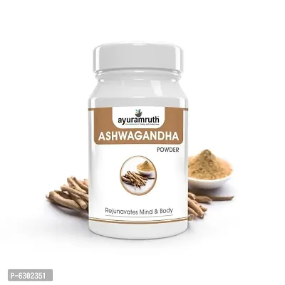 Ayuramruth Ashwagandha Churna | Rejuvenates Mind and Body | 120 gm