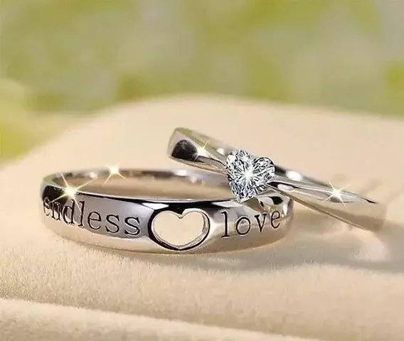 Couple Rings| Men Women Adjustable RIngs Set | Proposal Rings | Gifts FOr Him her