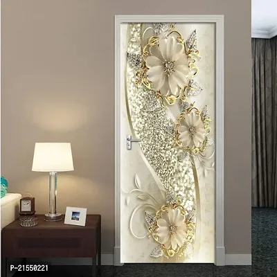 Aadee Craft Door Wallpaper For Door Self Adhesive Vinyl, Door Sticker Wallpaper Murals Peel And Stick Removable Vinyl For Home Decor,Water Proof (30X78 Inch)-thumb0