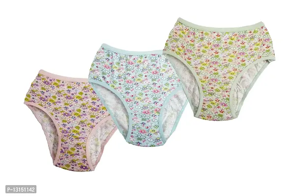 Clothonics Womens Premium Combed Cotton Flower Printed Panties - 4XL