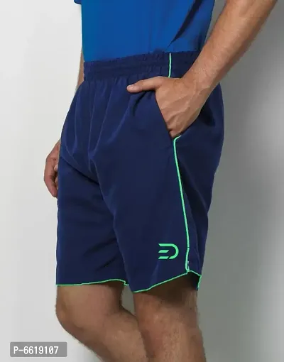 Mens Gym Shorts Running Shorts Badminton Shorts Blue