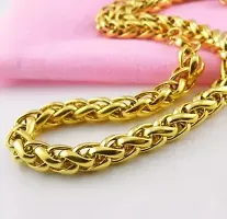 Alluring Golden Brass Chain For Men-thumb2