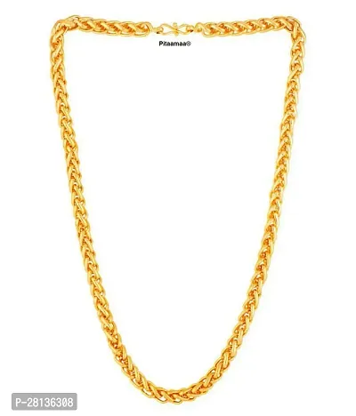 Alluring Golden Brass Chain For Men-thumb2