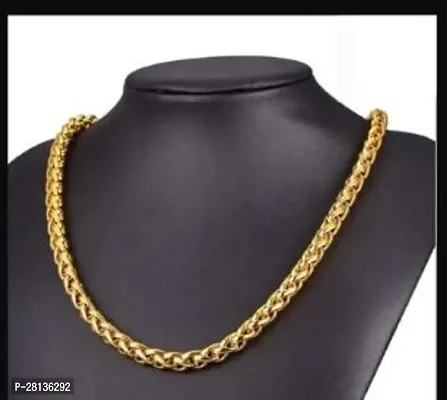 Alluring Golden Brass Chain For Men-thumb3