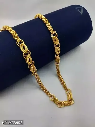 Gold New Trending Chain Gold-plated Plated Brass Chain(20 Inch)Water And Sweat Proof Jawellery-thumb2