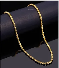 Alluring Golden Brass Chain For Men-thumb1