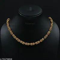 Long Gold-plated Plated Brass Chain (20 Inch)Water And Sweat Proof Jawellery-thumb2