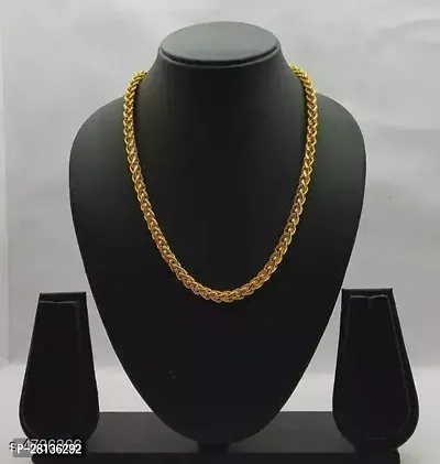 Alluring Golden Brass Chain For Men-thumb4