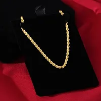 Stylish  Trendy Most Popular Beautiful Design Golden light Gold Plated Chain Gold-plated Plated Alloy Chain (23 Inch)Water And Sweat Proof Jawellery-thumb3