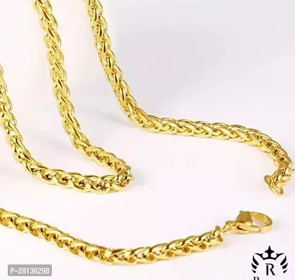 Alluring Golden Brass Chain For Men-thumb4