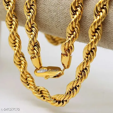 Trendy Designer Alloy Gold Plated Chain