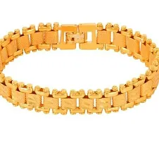 Elegant Brass Gold Plated Bracelets For Men-thumb2