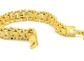 Elegant Brass Gold Plated Bracelets For Men-thumb1