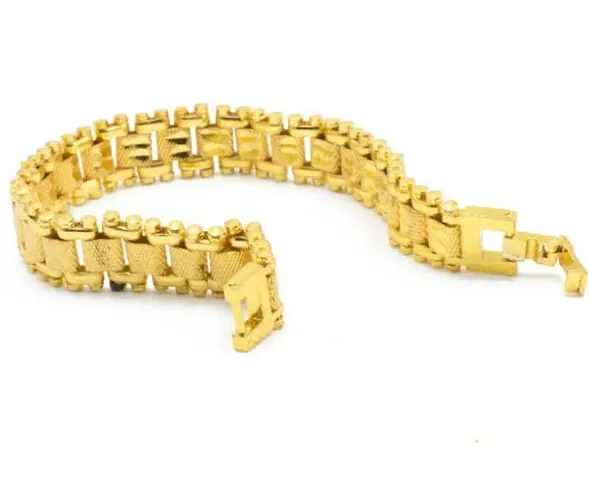 Trendy Designer Alloy Gold Plated Bracelet