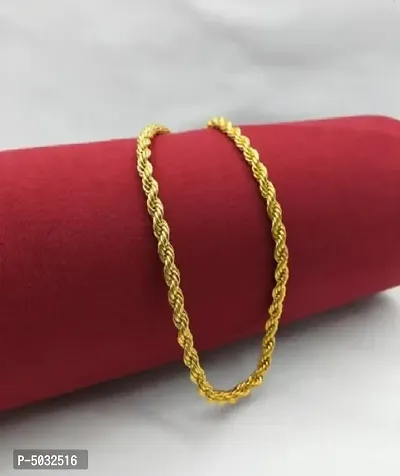 Trendy and Fancy Men Gold-Plated Plated Brass Chain