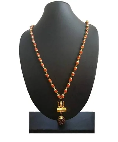 Trendy Designer Alloy Traditional Rudraksh Chain