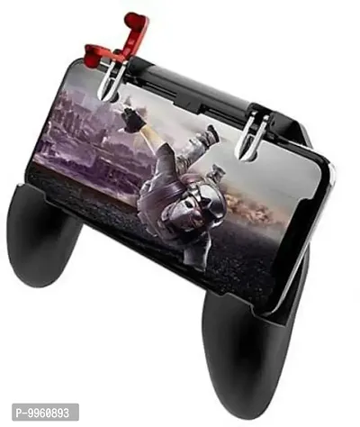 Best W10 (Gamepad With Dual Trigger) Portable Handle Mobile Holder Game Controller-thumb0
