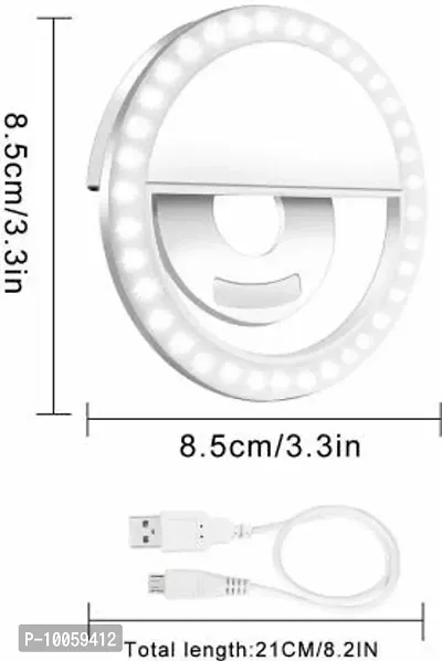 Night LED Selfie Flash Ring Light With 3 Level Of Brightness For Video Photo Shoot Ring Flash-thumb4