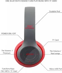 &nbsp;Wireless Bluetooth Headphonesl, With HD Sound And Bass Bluetooth Headset&nbsp;&nbsp;(White, On The Ear)-thumb1