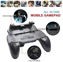 Pubg W10 Gamepad Handle Grip Wireless Controller Joystick With Metal Buttons Trigger Key For Android IOS Smart Phone Gaming Gamepad&nbsp;&nbsp;(Black, For Android, IOS)-thumb1
