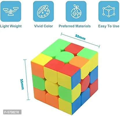 Smooth Speed Magic Rubik Cube Professional Magic Square Cube Puzzle Educational Toys For Children Gift -009&nbsp;&nbsp;(1 Pieces)-thumb0