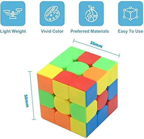 Pop It Fidget Toy; Magic 3x3 High Speed Cube