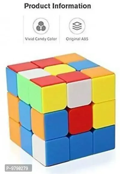 Rubik Speed Cube High Sticker Less Magic Pyramid Cube Brain Storming