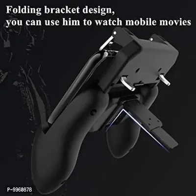 W10 Gamepad Handle Grip Wireless Controller Joystick With Metal Buttons Trigger Key For Android IOS Smart Phone Gaming Gamepad&nbsp;&nbsp;(Black, For Android, IOS)-thumb4