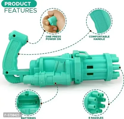 New Bubble Machine Bubbles For Kids Cool Toys Electric Bubble Gun And Toy Gun, Guns And Darts&nbsp;&nbsp;(Black)-thumb2