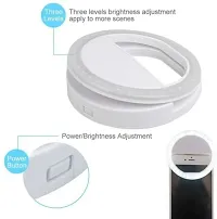 Mandate 3-Level Brightness 36 LED Clip-On Selfie Ring Light For Musically And Tik Tok Ring Flash-thumb1