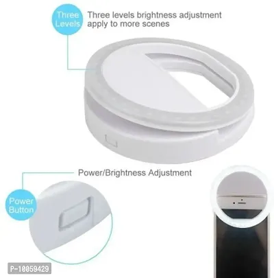 Mandate 3-Level Brightness 36 LED Clip-On Selfie Ring Light For Musically And Tik Tok Ring Flash-thumb2
