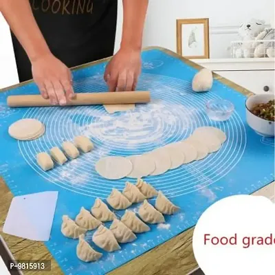 Non-Stick Silicon Reusable Pastry Fondant Dough Roti Chapati Rolling Baking Sheet Mat