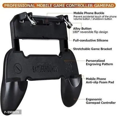 Super Quality W10 Mobile Game Controller Pubg Mobile Controller Pubg Key Gaming Grip-thumb3