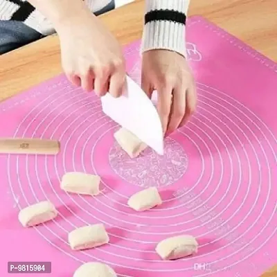 Silicon Reusable Roti Chapati Rolling Baking Sheet Mat With Measurements Food-Grade Silicone Baking Mat-thumb2