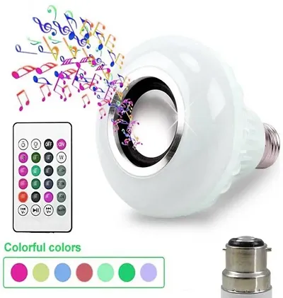 Multicolor Smart LED Music Light Bulb With Bluetooth Remote Controller Smart Bulb