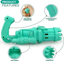 Gatling Bubble Gun Machine Electric Bubble Gun For Kids Toys Water Gun&nbsp;&nbsp;(Black)-thumb1